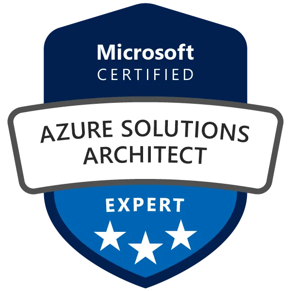 Azure Solutions Architect Expert badge