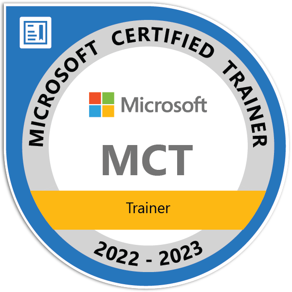 Microsoft Certified Trainer badge